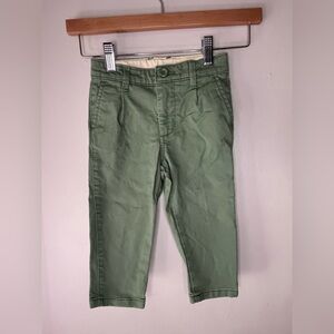 Baby Gap Olive Green Khaki Pants Adjustable Waist Toddler Boy Size 2 Years